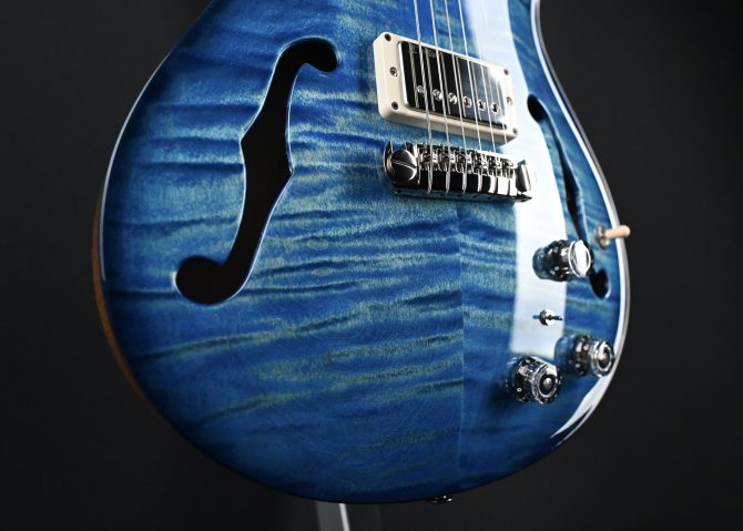 PRS Hollowbody II Piezo Faded Blue Jean w/ Blue Burst #162