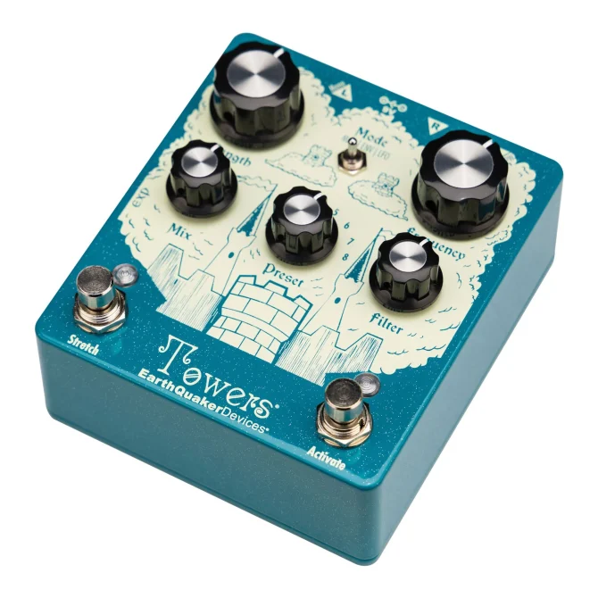 EarthQuaker Devices Towers Stereo Reverberant Filter Pedal