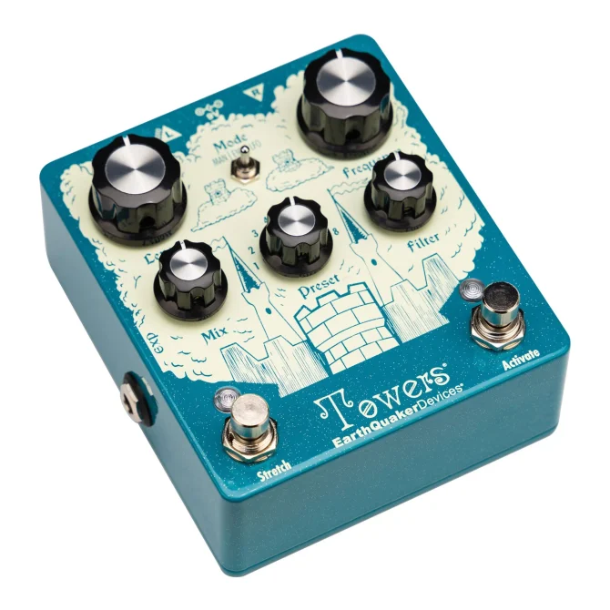 EarthQuaker Devices Towers Stereo Reverberant Filter Pedal