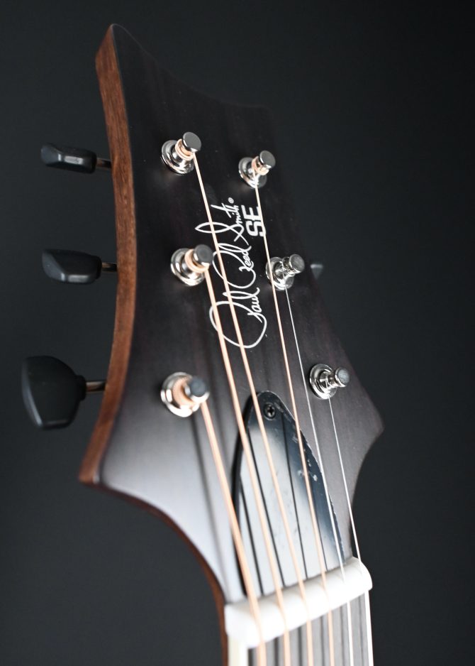 PRS SE P20E Parlor Acoustic Guitar Fire Red Burst #328