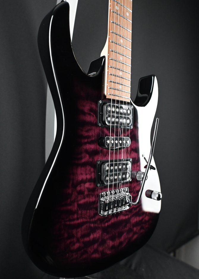 Ibanez GRX70QA-TVT Gio Series Transparent Violet Sunburst #090