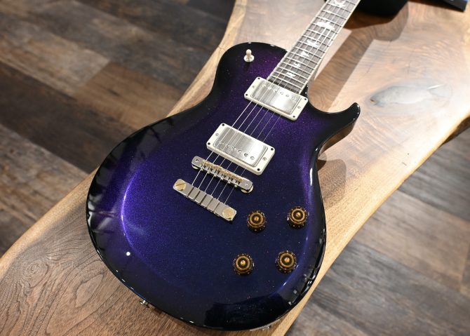 PRS S2 Mcarty 594 Singlecut Sprayer's Choice Blue/Purple Colorfade Holoflake #324