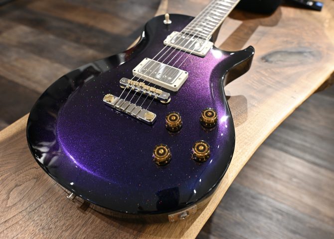 PRS S2 Mcarty 594 Singlecut Sprayer's Choice Blue/Purple Colorfade Holoflake #324