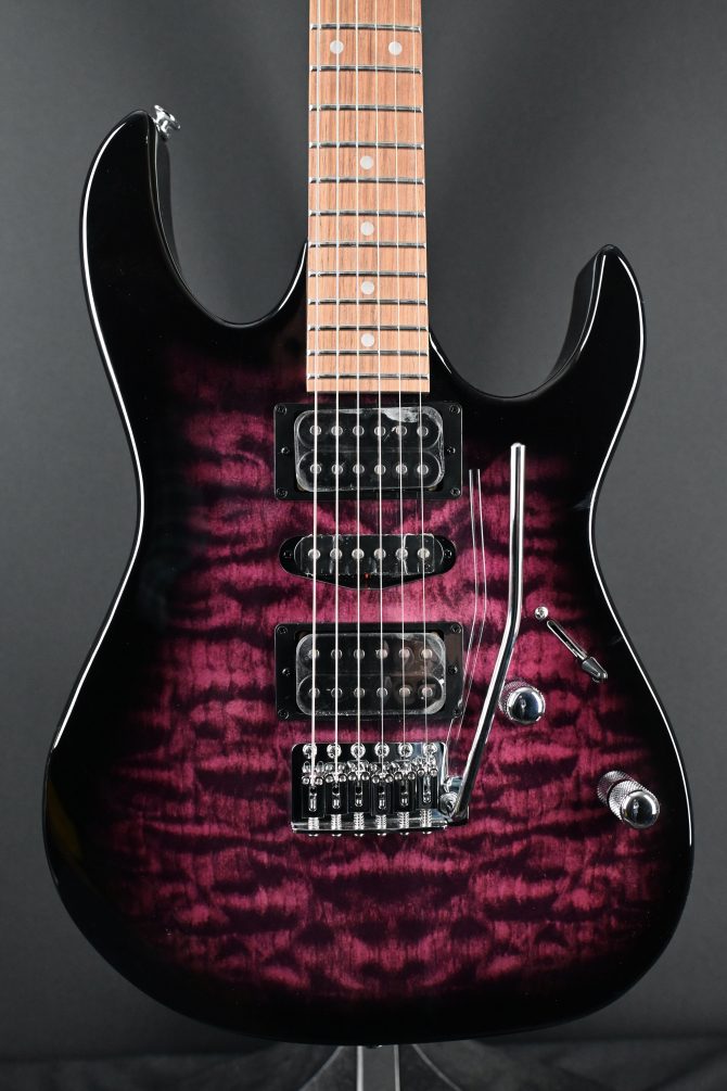 Ibanez GRX70QA-TVT Gio Series Transparent Violet Sunburst #090