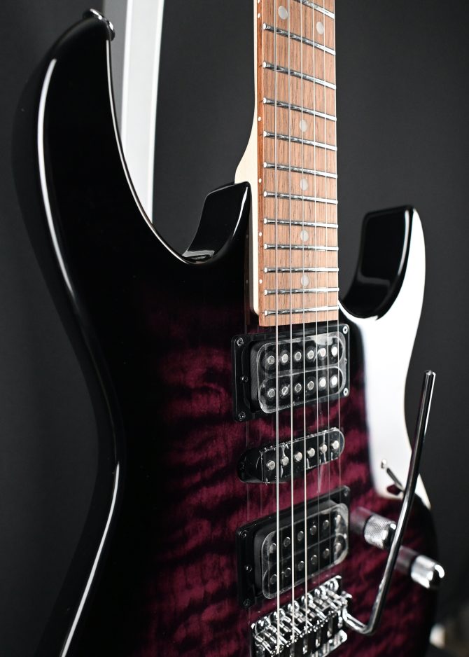 Ibanez GRX70QA-TVT Gio Series Transparent Violet Sunburst #090