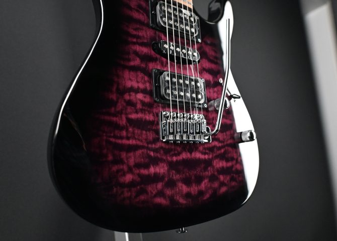 Ibanez GRX70QA-TVT Gio Series Transparent Violet Sunburst #090