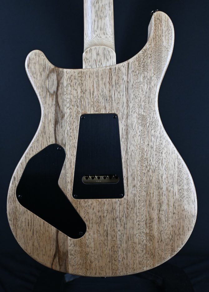 PRS Wood Library Custom 24 Piezo 10-Top Gray Black Fade w/ Cobalt Microburst #068