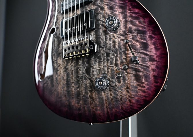 PRS Special Semi-Hollow Mango Limited Edition Charcoal Purple Burst #334