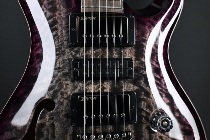PRS Special Semi-Hollow Mango Limited Edition Charcoal Purple Burst #334