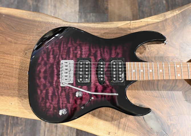 Ibanez GRX70QA-TVT Gio Series Transparent Violet Sunburst #090