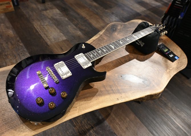 PRS S2 Mcarty 594 Singlecut Sprayer's Choice Blue/Purple Colorfade Holoflake #324