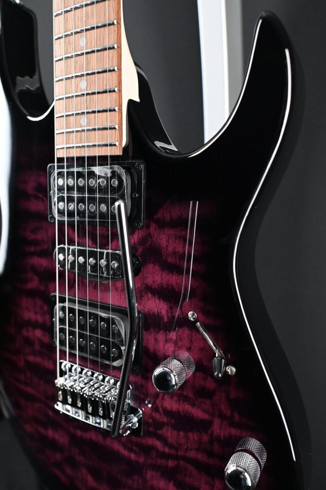 Ibanez GRX70QA-TVT Gio Series Transparent Violet Sunburst #090