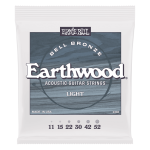 Ernie Ball Light Earthwood Bell Bronze Acoustic Guitar Strings 11-52