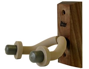 String Swing CC01-BW Guitar Wall Hanger: Original Style - Black Walnut