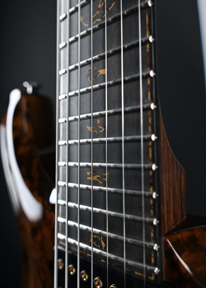 PRS Custom 24 7-String Semi Hollow Sandstorm Dragon's Breath Private Stock #12192