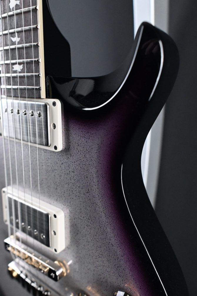 PRS S2 McCarty 594 Sparkle Gray Mulberry Smokeburst #420