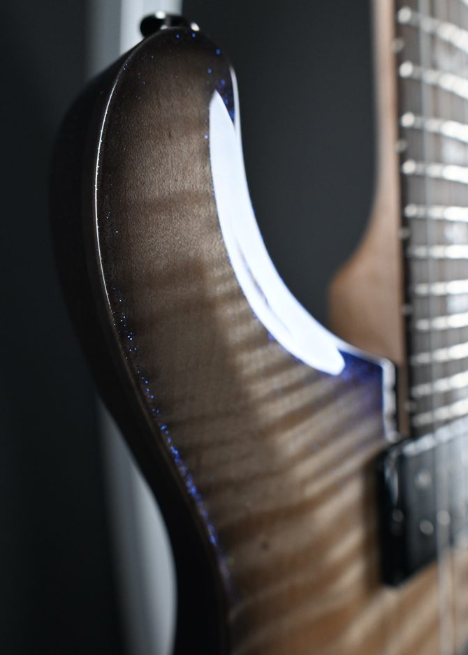 PRS Custom 24-08 10-Top Natural Smokeburst Transparent Holoflake #438