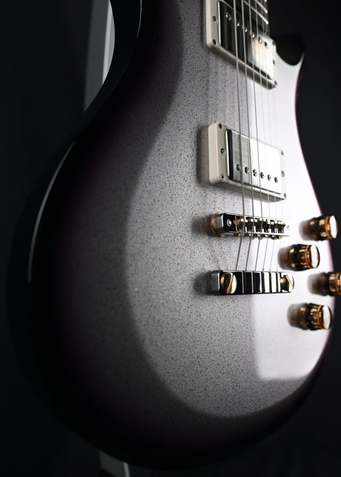 PRS S2 McCarty 594 Sparkle Gray Mulberry Smokeburst #420
