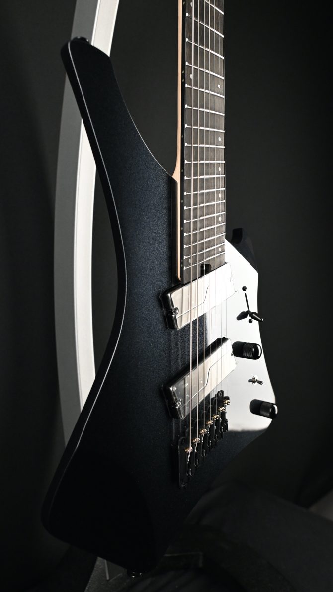 Ibanez Alpha Series A527-IPT Iron Pewter Multi-Scale 7-String #250