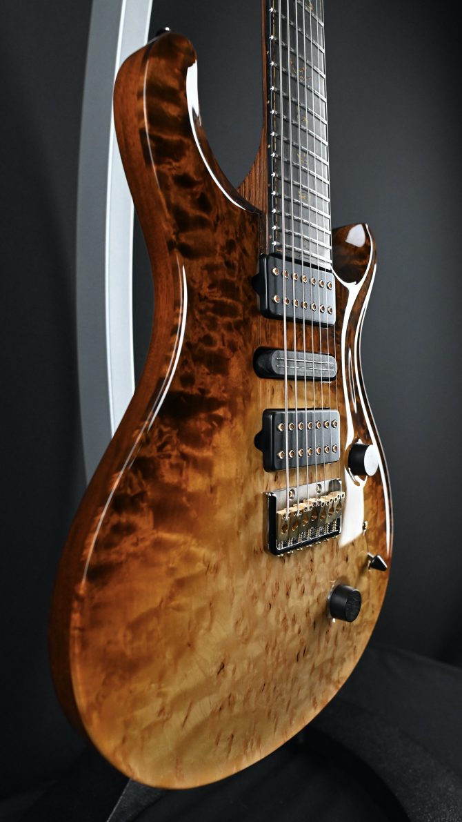 PRS Custom 24 7-String Semi Hollow Sandstorm Dragon's Breath Private Stock #12192