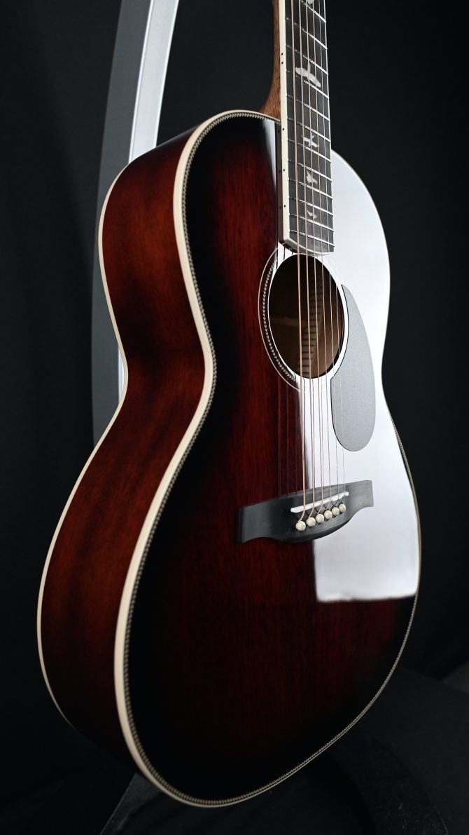 PRS SE P20E Parlor Acoustic Guitar Fire Red Burst #079
