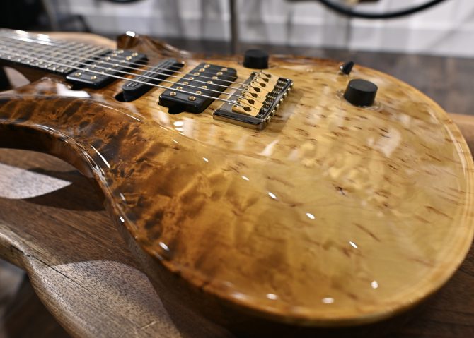 PRS Custom 24 7-String Semi Hollow Sandstorm Dragon's Breath Private Stock #12192