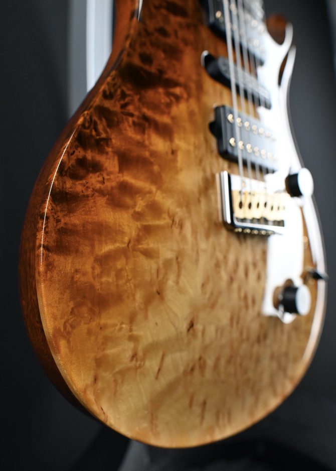 PRS Custom 24 7-String Semi Hollow Sandstorm Dragon's Breath Private Stock #12192