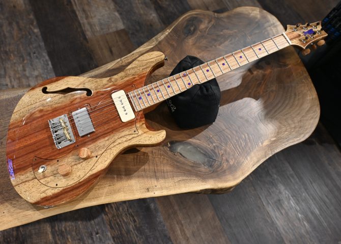 PRS Private Stock #12193 Padauk Vela Semi-Hollow