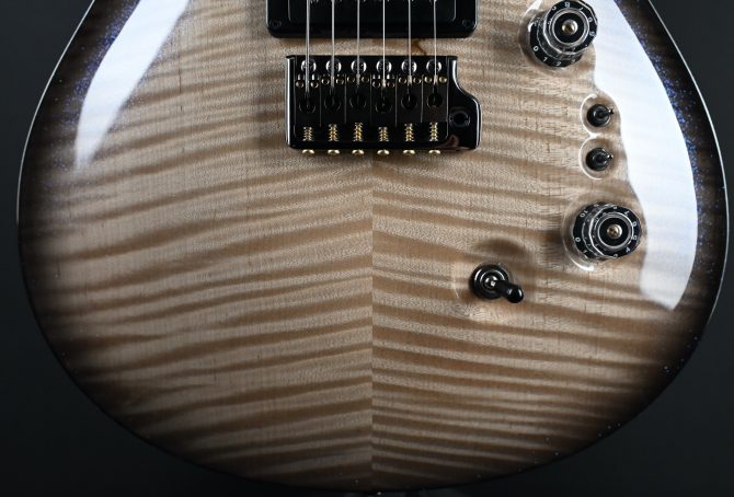 PRS Custom 24-08 10-Top Natural Smokeburst Transparent Holoflake #438
