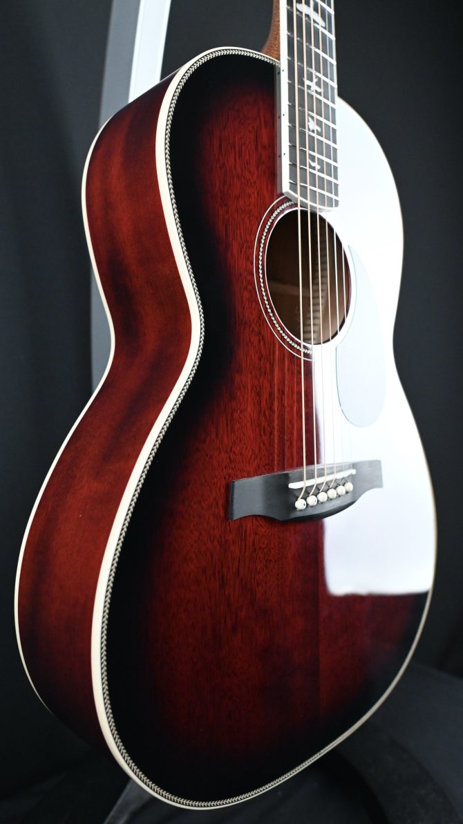 PRS SE P20E Parlor Acoustic Guitar Fire Red Burst #107
