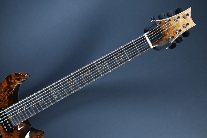 PRS Custom 24 7-String Semi Hollow Sandstorm Dragon's Breath Private Stock #12192