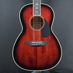 PRS SE P20E Parlor Acoustic Guitar Fire Red Burst #107