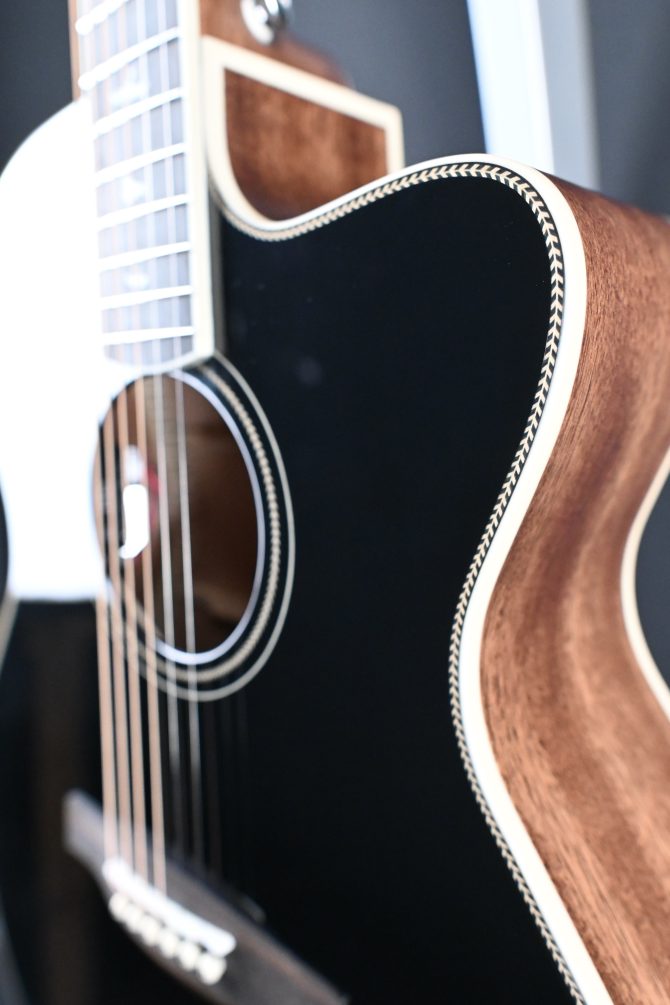 PRS SE Angelus A20E Black Top #547