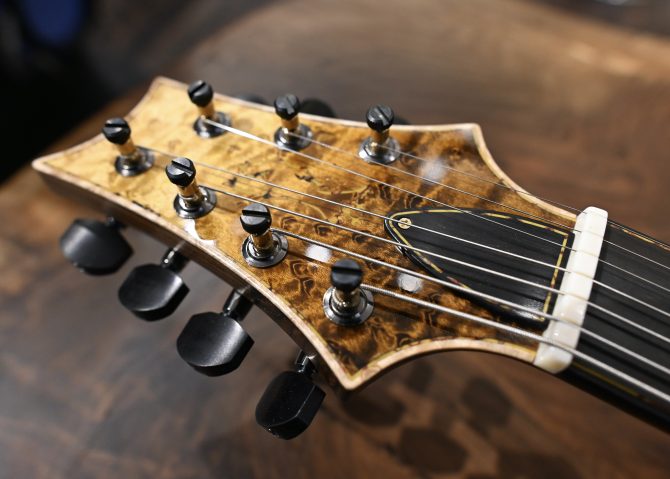 PRS Custom 24 7-String Semi Hollow Sandstorm Dragon's Breath Private Stock #12192