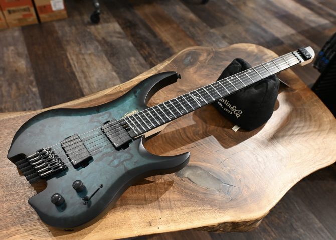 Legator G6FSS-DS Dark Sapphire Multi-Scale Electric Guitar #403