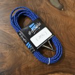 CBI Cables Prism Series Cloth Instrument Cable 20-ft PN-525-20 Blue/Black
