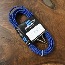 CBI Cables Prism Series Cloth Instrument Cable 20-ft PN-525-20 Blue/Black