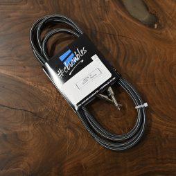 CBI Cables Prism Series Cloth Instrument Cable 10-ft PN-800-10 White/Black Stripe