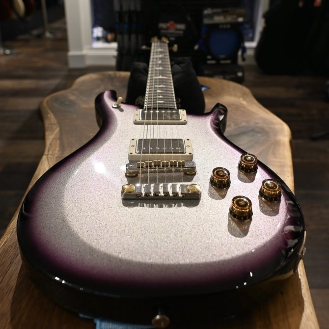 PRS S2 McCarty 594 Sparkle Gray Mulberry Smokeburst #420