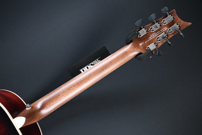 PRS SE P20E Parlor Acoustic Guitar Fire Red Burst #107