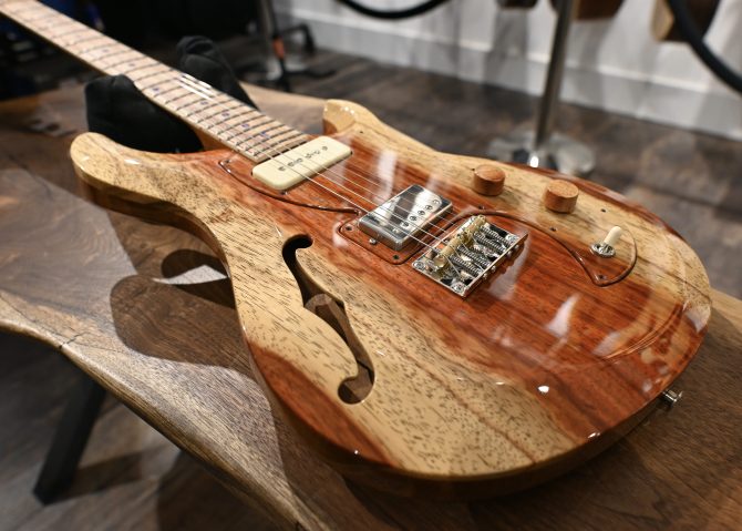 PRS Private Stock #12193 Padauk Vela Semi-Hollow