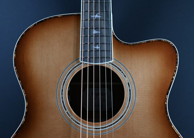 PRS SE Angelus A40E Tobacco Sunburst #106