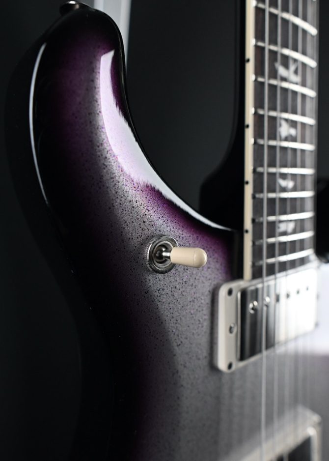PRS S2 McCarty 594 Sparkle Gray Mulberry Smokeburst #420