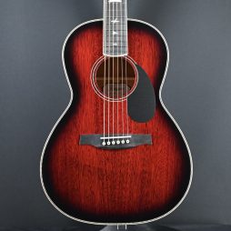 PRS SE P20E Parlor Acoustic Guitar Fire Red Burst #079
