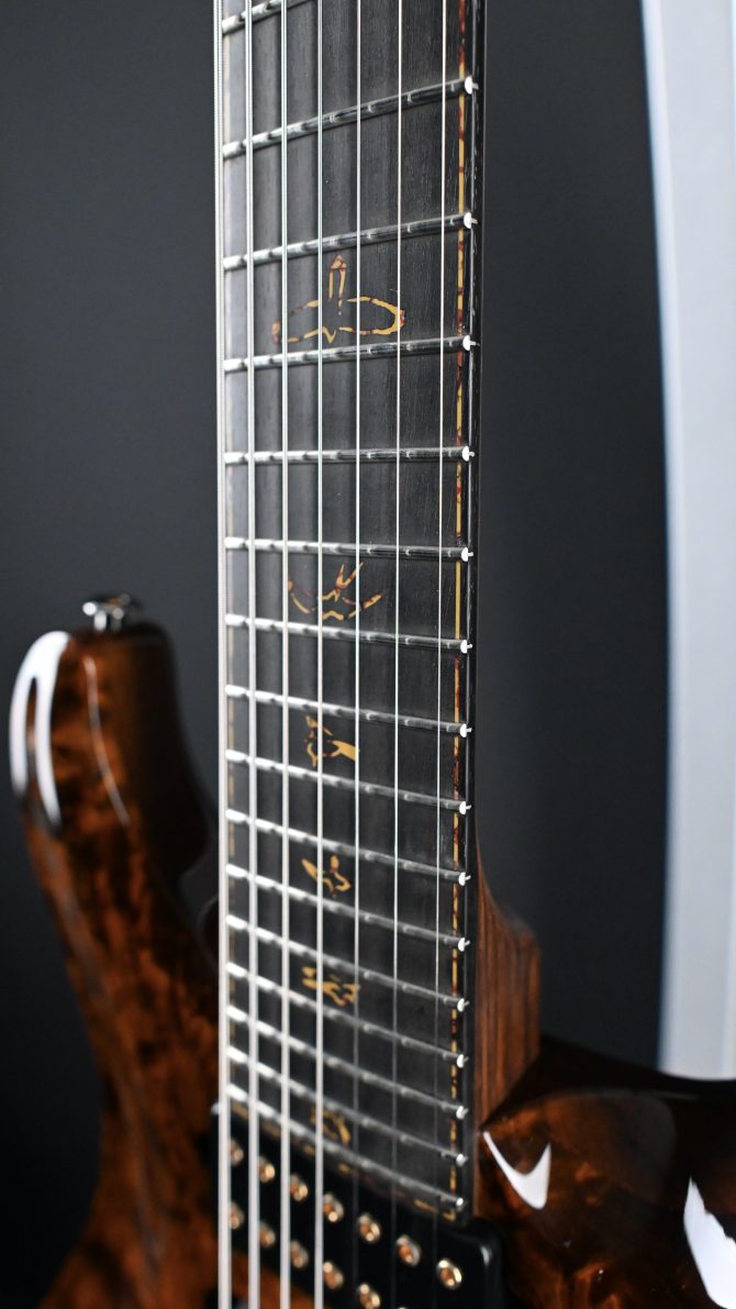 PRS Custom 24 7-String Semi Hollow Sandstorm Dragon's Breath Private Stock #12192
