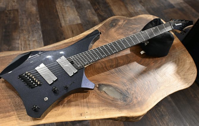 Ibanez Alpha Series A527-IPT Iron Pewter Multi-Scale 7-String #250