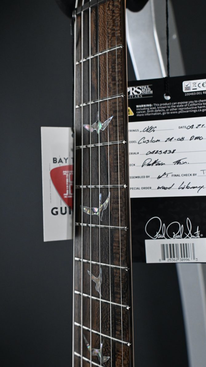 PRS Custom 24-08 10-Top Natural Smokeburst Transparent Holoflake #438
