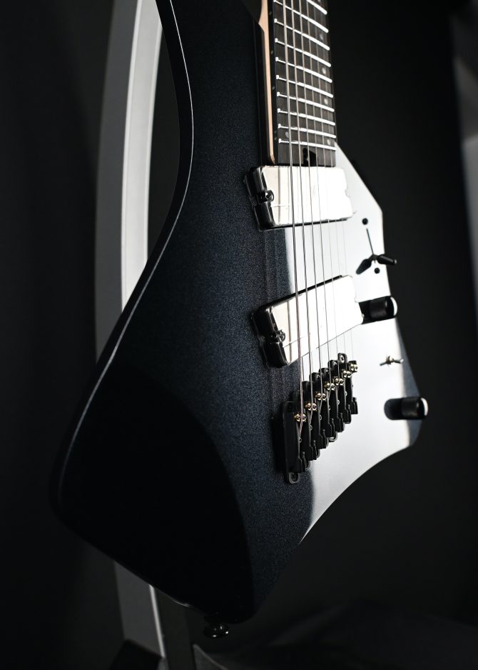 Ibanez Alpha Series A527-IPT Iron Pewter Multi-Scale 7-String #250