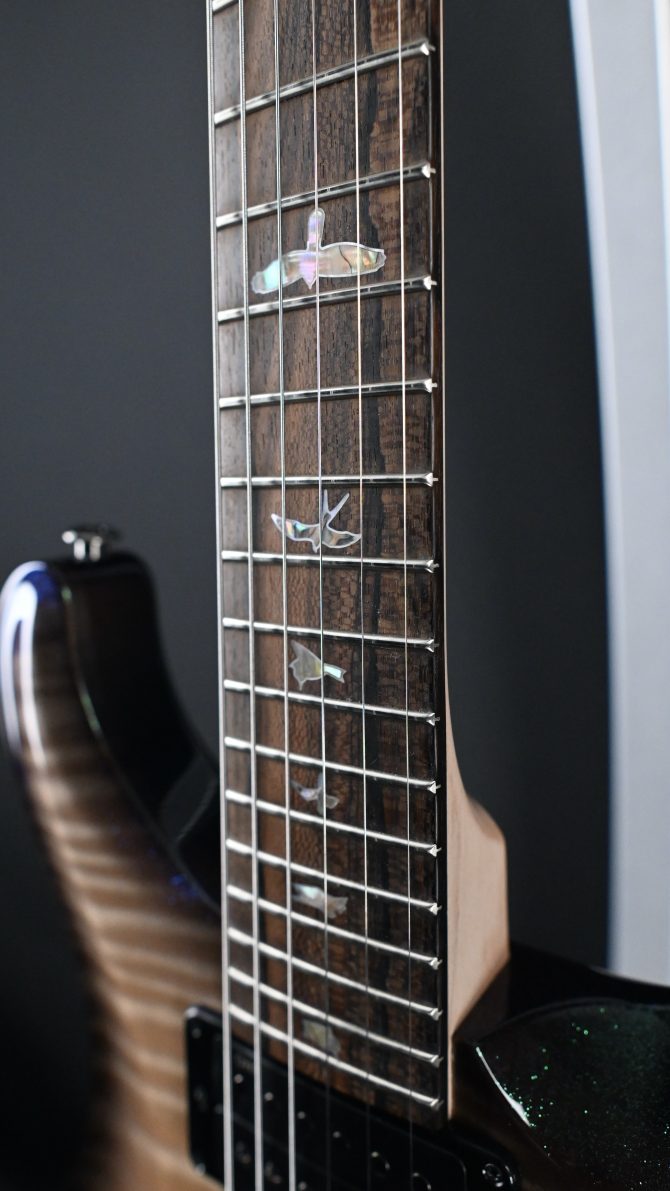 PRS Custom 24-08 10-Top Natural Smokeburst Transparent Holoflake #438