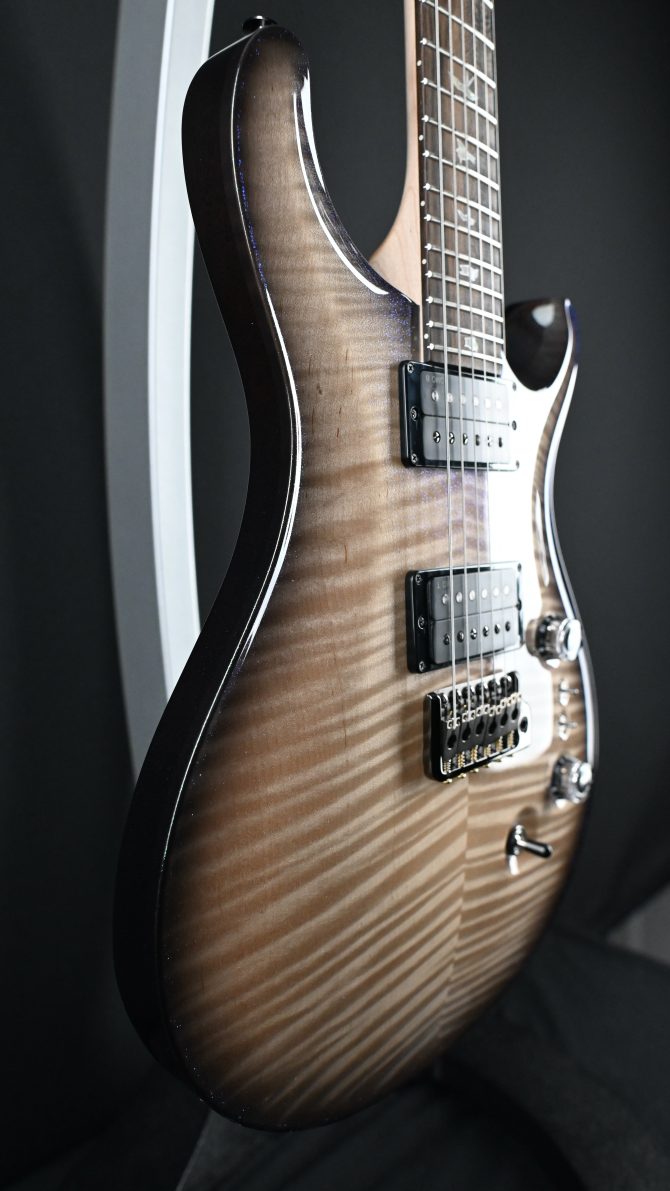 PRS Custom 24-08 10-Top Natural Smokeburst Transparent Holoflake #438